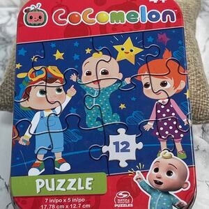 CoComelon Mini Puzzle with Tin, Unopened